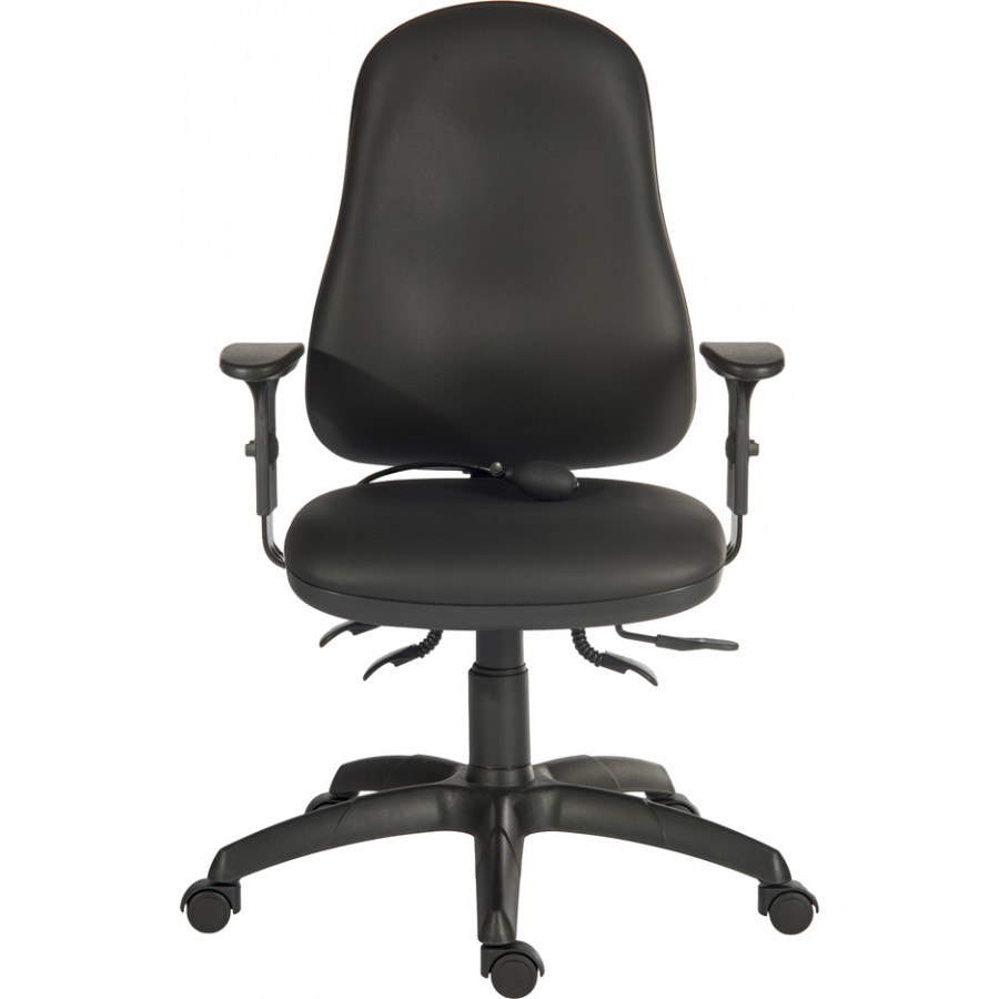 Ergo Comfort Air Leather Ergonomic Operator Chair
